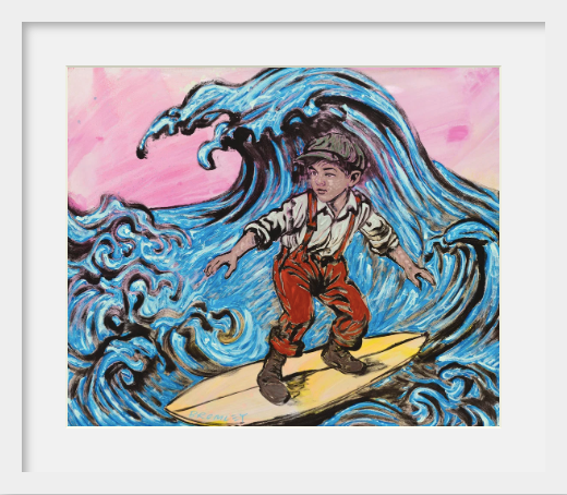 "Surfs Up" Size F - by David Bromley