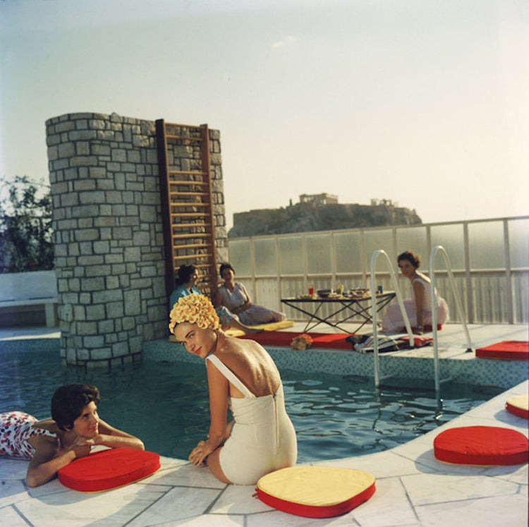 Slim Aarons - "Penthouse Pool" 1961