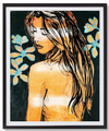 "Jessica with Orange Flowers" by David Bromley