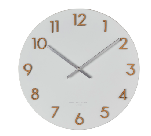 Katelyn Wall Clock - White 40cm & 60cm